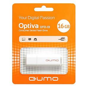 Флэш-диск QUMO 16 Gb Optiva-01 White (1000)
