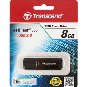 Флэш-диск Transcend 08 Gb JetFlash 350 (25/7500)