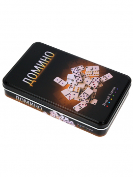 К8090 Игра настольная ДОМИНО 12*20*4 см