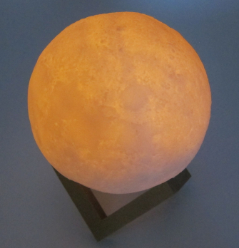 К8142-18 Светильник ночник Луна 3D, шар 18 см