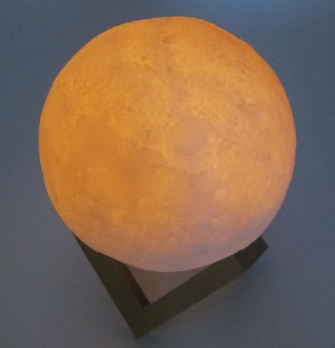 К8142-20 Светильник ночник Луна 3D, шар 20 см