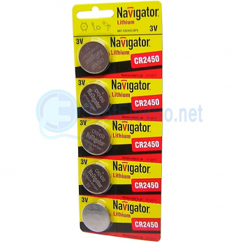 Элемент питания Navigator NBT-CR2450-BP5 94 766