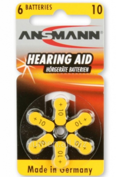 Элемент питания Ansmann Zinc-Air 10 5013223 BL6