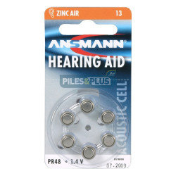 Элемент питания Ansmann Zinc-Air 13 5013243 BL6