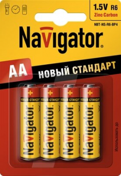 Элемент питания Navigator  NBT-NS-R6-BP4 94 758