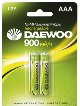 Аккумулятор DAEWOO R03 /( 900mAh) NI-MH BL-2