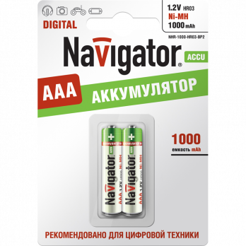 Аккумулятор Navigator 94 462 NHR-1000-HR03-BP2 40915