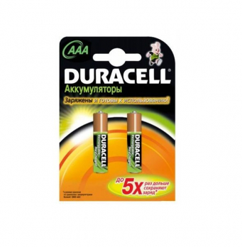 Аккумуляторы  Duracell HR03-4BL 850mAh/900mAh предзаряженные