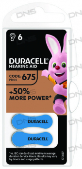 Батарейки  Duracell ZA675-6BL