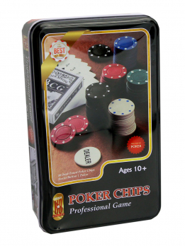 К8092 Набор для игры в покер 100 фишек 