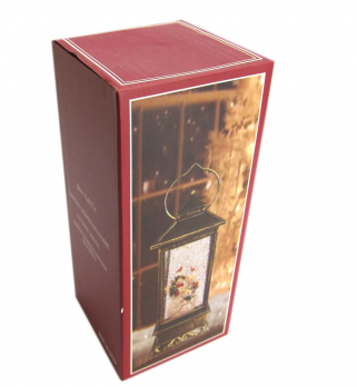 К20348 Новогодний фонарь USB+музыка 27*10*10 см 