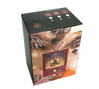 К20378 Фонарь новогодний USB+музыка 20*14*11 см(12)