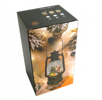 К20369 Фонарь новогодний USB+музыка 25*14*11 см(12)