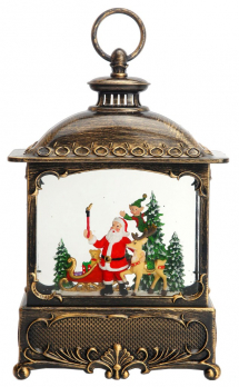 К20389 Фонарь новогодний USB+музыка 27*18*9 см(8)
