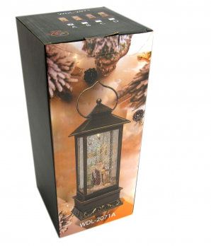 К20386 Фонарь новогодний USB+музыка 25*14*11 см(12)