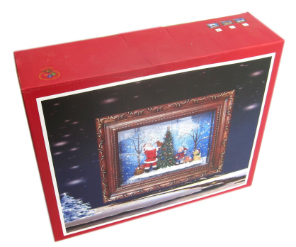 К20368 Фонарь новогодний USB+музыка 19*24*6 см(12)