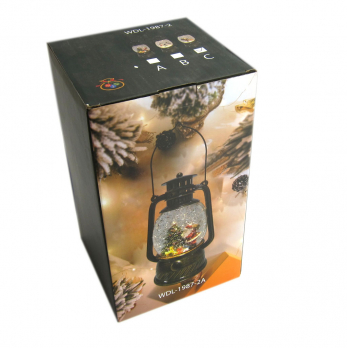 К20391 Фонарь Новогодний USB+музыка 20*14*10(12)