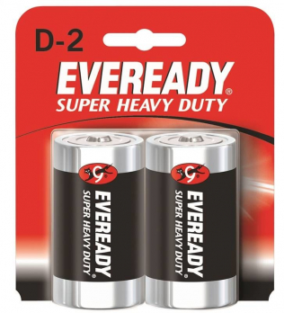 Элемент питания EVEREADY Super Heavy Duty R20  BP2	
