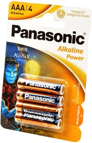 Элемент питания Panasonic LR03 Alkaline  Power BL*4 