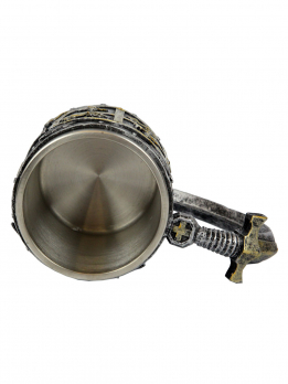 QA-71032 Кружка из полистоуна с колбой из нержавеющей стали