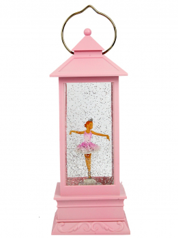 К30526 Фонарь с подсветкой Балерина 10,5*10,5*27см (USB+16 мелодий,фигурка поворотная) (12)
