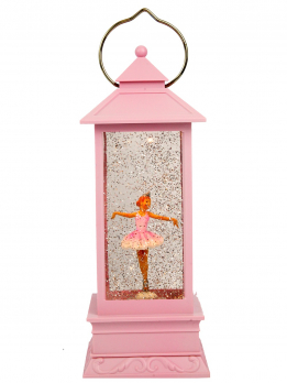 К30526 Фонарь с подсветкой Балерина 10,5*10,5*27см (USB+16 мелодий,фигурка поворотная) (12)