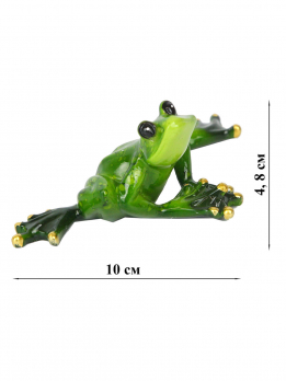 КYX9001 Фигурка декоративная лягушка 10*8,5*4,8 см (4 вида)(96)