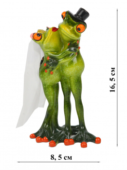 КYX99041 Фигурка декоративная лягушки 10*8,5*16,5 см (18)