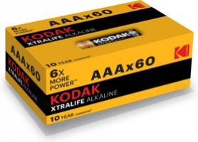 Бат.KODAK МAX LR03-4 спайка XTRALIFE color box(60)