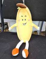 Игрушка Банан с висячими ножками 38 см