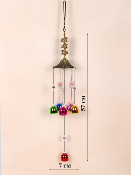 К30975 Подвесные колокольчики фен-шуй пагода  (металл)