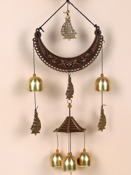 К30977 Подвесные колокольчики фен-шуй пагода  (металл)