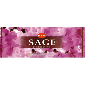 HEM 6-гр. благовония Sage ШАЛФЕЙ блок 6 шт.