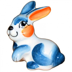 Кролик цвет, 4,5 см, 3019	