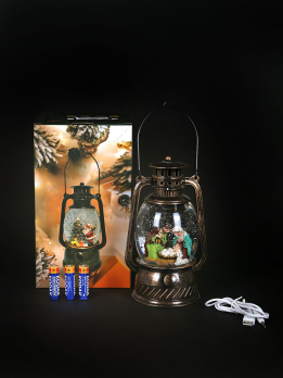 К31151 Фонарь новогодний 21*11*10см (USB+музыка)(12)