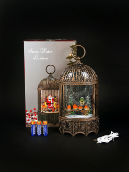 К31200 Фонарь новогодний USB+музыка 29*13*8 см (12)