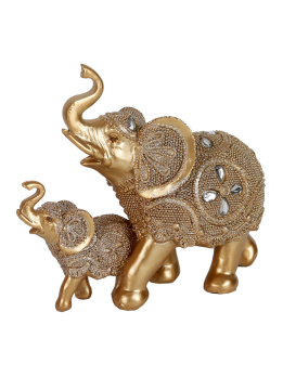 К16414-48 Фигурка декоративная Слоны (полистоун) (16)