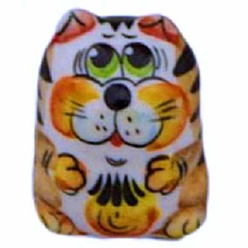 Кот цветной 4 см, арт 1087	