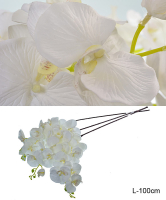 608844 Цветок искусственный Орхидея 9 цветков 100 см / A37 /уп 40/400/							
