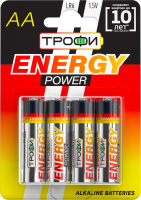 Бат.ТРОФИ LR6-4BL ENERGY POWER (40)