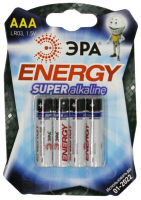 Батарейки ЭРА LR03-4BL SUPER Alkaline