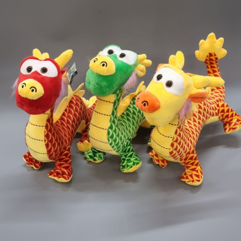 Игрушка мягконабивная Дракон разноцветный 1
