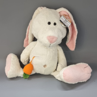 Игрушка мягконабивная Кролик с морковкой