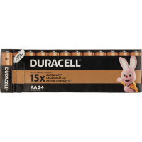 Батарейки Duracell  LR6-24BL BASIC (24/288/17280)