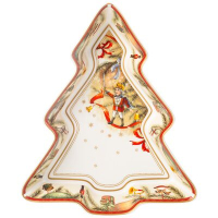 85-1924 БЛЮДО-ЕЛКА LEFARD "ЩЕЛКУНЧИК" 25*21*4 СМ (КОР=8ШТ.)											