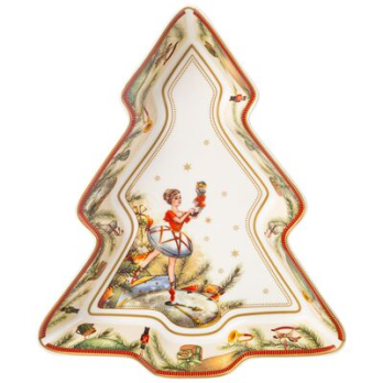 85-1925 БЛЮДО-ЕЛКА LEFARD "ЩЕЛКУНЧИК" 25*21*4 СМ (КОР=8ШТ.)											