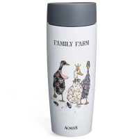 709-121 ТЕРМОКРУЖКА AGNESS  "FAMILY FARM" 360МЛ