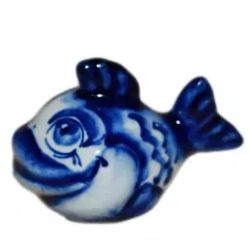 Рыбка гжель 5,5 см, 2008